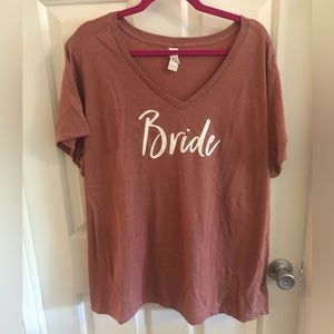NWOT plus size bride shirt